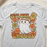 Pickleball Sport-Tek Performance Tee, Let's Dink Ghouls, Spooky Retro Fall Open Play Court Apparel thumbnail 10