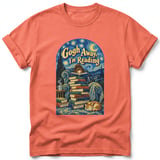 Gogh Away, I'm Reading ~ Comfort Colors Premium Tee thumbnail 4