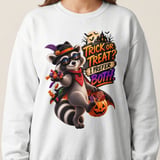 Trick or Treat Randy the Raccoon Sweatshirt thumbnail 7