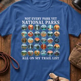 National Park Trail List Tee thumbnail 5