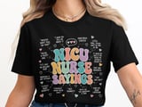NICU Nurse Sayings T-Shirt: Medical Humor, Neonatal ICU, Nursing Student thumbnail 10