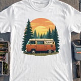 Overthinkers Camping Club Vintage Design Tee thumbnail 8