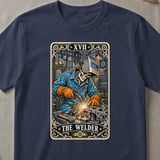 The Welder Tarot Card Tee thumbnail 4