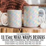 Digital Balloons Pattern, Stars, Party, Pastel Colors, Cute Balloons Clipart, Digital Paper, Digital Bundle Pattern, Seamless Pattern thumbnail 4