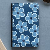 Blue Retro Floral Passport Cover thumbnail 1