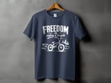 Freedom Is Riding a Bicycle | BMX T-Shirt thumbnail 4