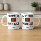 Funny Portuguese Gift Mug – I'm Not Yelling thumbnail 4