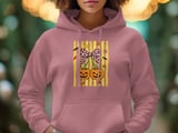 Cute Halloween Pumpkin Sweatshirt, Leopard Bow Spooky Season Hoodie, Fall Faux Glitter Pumpkins T-Shirt for Women thumbnail 9