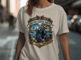 US Navy T-Shirt, Military Pride Tee, Veteran Gift Idea, Patriotic Sailor Uniform Art, Naval Forces Apparel, Honor Courage Commitment Shirt thumbnail 7