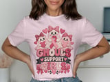 Faux Patchwork Ghouls Support Girls Tee thumbnail 7