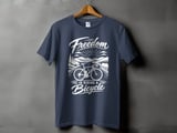 Freedom Is Riding a Bicycle | Road Bike T-Shirt thumbnail 4