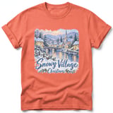 Snowy Village ~ Comfort Colors Premium Tee thumbnail 4