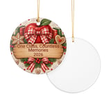 Teacher Christmas Ornament 2026, One Class Countless Memories School Keepsake, Apple Book Gingerbread Tree Decor, Holiday Gift for Educator thumbnail 5