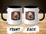 Halloween Mug, Ghost on Scooter, Spooky Season, Raccoon, Pumpkin, Bats, Full Moon, Fall Decor, Halloween Gift, Coffee Mug, Unique Mug thumbnail 8