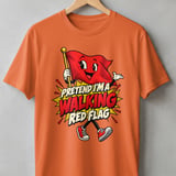 Pretend I'm A Walking Red Flag Tee thumbnail 3
