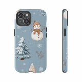 Winter iPhone Case: Snowman Pattern, Holiday Design, Protective, Christmas Theme thumbnail 7