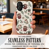 Festive Hygge Winter Digital Pattern Size Bundle Png thumbnail 6