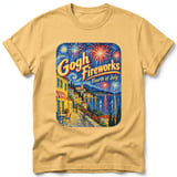 Gogh Fireworks ~ Comfort Colors Premium Tee thumbnail 7