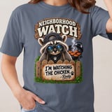 Neighborhood Watch Raccoon Tee thumbnail 2
