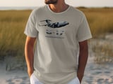 C-17 Globemaster III Military Aircraft T-Shirt | Air Force Plane Veteran Gift | Aviation Lover Patriotic USAF Tee for Him | Military thumbnail 3