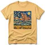 Gogh Stars and Stripes ~ Comfort Colors Premium Tee thumbnail 7