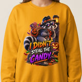 Randy the Raccoon Halloween Candy Sweatshirt thumbnail 2