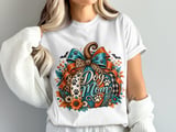 Dog Mom Pumpkin PNG Digital Design | Fall Halloween Sublimation Art | Leopard Print Buffalo Plaid Paw Print Pet Lover thumbnail 2