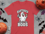 Bartender I Serve The Boos Tee thumbnail 2