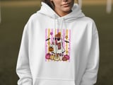 Cute Retro Ghost Halloween Sweatshirt, Trendy Spooky Season Hoodie, Fall Ghost Heart Glasses T-Shirt Gift for Her thumbnail 11