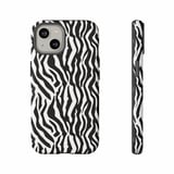 Zebra Print Tote Bag Aesthetic & Phone Case, Black White Animal Pattern, Trendy Y2K Style Purse, Wild Fashion Accessory Gift for Her thumbnail 14