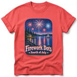 Firework Dots ~ Comfort Colors Premium Tee thumbnail 3