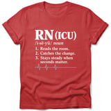 ICU Nurse Definition T-Shirt thumbnail 3