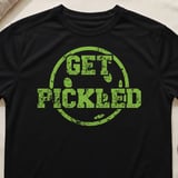 Pickleball Sport-Tek Performance Tee, Get Pickled Distressed Graphic, Athletic Open-Play Court Apparel thumbnail 1