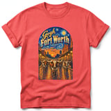 Gogh Fort Worth ~ Comfort Colors Premium Tee thumbnail 3