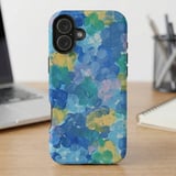 Blue Floral Oil Painting MagSafe® Phone Case thumbnail 6