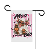 Moo I Mean Boo Halloween Tote Bag, Spooky Cute Highland Cow Ghost Bag, Pink Aesthetic Fall Season Shopping Tote, Funny Cow Lover Gift thumbnail 5