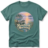 Rowboat Morning ~ Comfort Colors Premium Tee thumbnail 8
