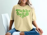 Pickleball Comfort Colors Shirt, Pickle Ball Retro Groovy Style, Vintage Graphic Tee for Players thumbnail 13