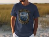 United States Navy T-Shirt, Forged By The Sea Emblem, Military Ships Aircraft Jets Graphic Tee, Veteran Patriot Gift thumbnail 1