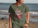 Sip Happens Keep Pouring Tee thumbnail 8