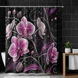 Orchid Tumbler Design Digital Paper, Floral Backgrounds, Junk Journal, Printable PNG, Colorful Flower Scrapbooking, Flowers Tumbler thumbnail 10