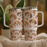 Beagle Blossom Whimsy Digital Pattern Size Bundle Png thumbnail 9