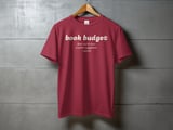 Book Budget Definition Tee thumbnail 2