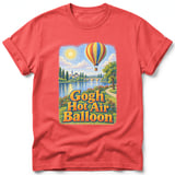 Gogh Hot Air Balloon ~ Comfort Colors Premium Tee thumbnail 3