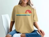 Pickleball Comfort Colors Shirt, Retro Sunset Player Silhouette, Vintage Graphic Tee thumbnail 11