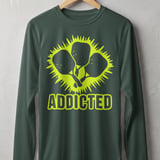 Pickleball Sport-Tek Long Sleeve Tee, Addicted, Sun Shield Shirt thumbnail 7