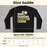 Pickleball Sport-Tek Long Sleeve Tee, Mom. Grandma. Pickleball Legend., UV Protection Sun Shield Shirt thumbnail 12