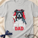 Proud Pit Bull Dad Tee | Pit Bull Dad Shirt | Pittie Dad Gift | Dog Dad Apparel thumbnail 7