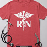 RN Caduceus Nurse Tee thumbnail 2