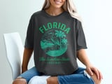 Vintage Florida Sunshine State Heron T-Shirt thumbnail 1